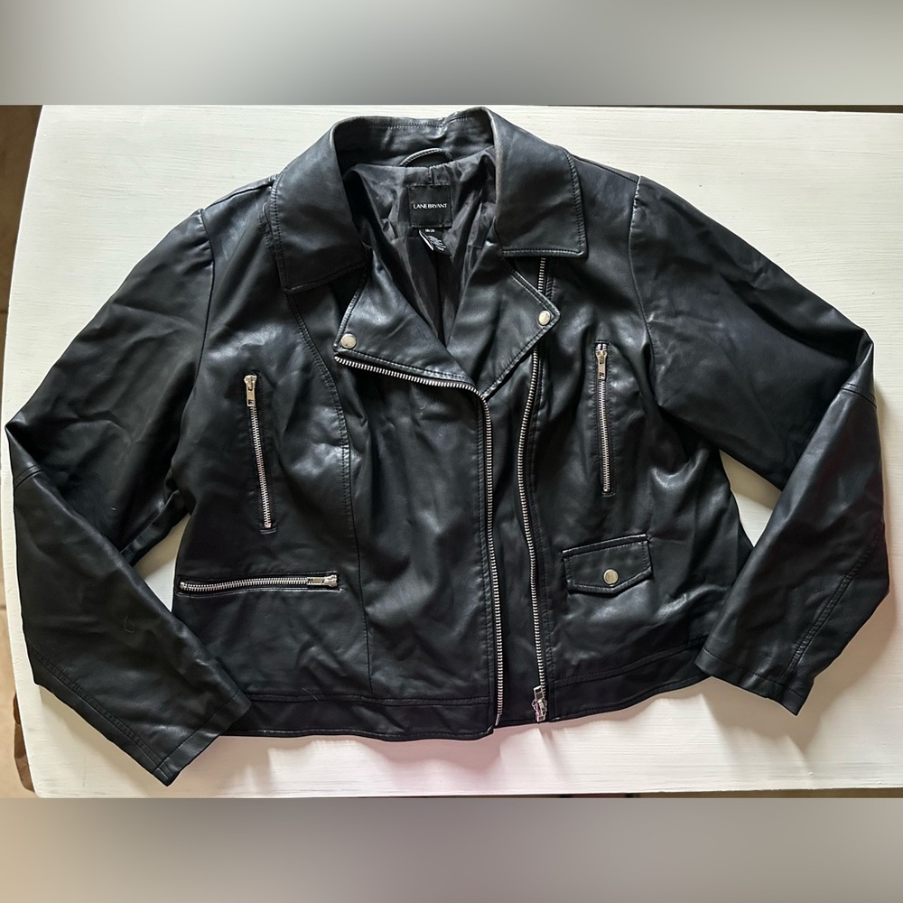 Lane Bryant Faux Leather Jacket